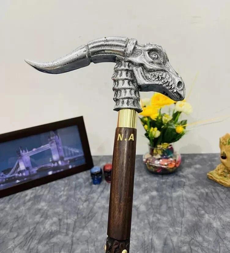 Nautical Toscano Dragon Handle Nebula Head Walking Cane Victorian Style Designer