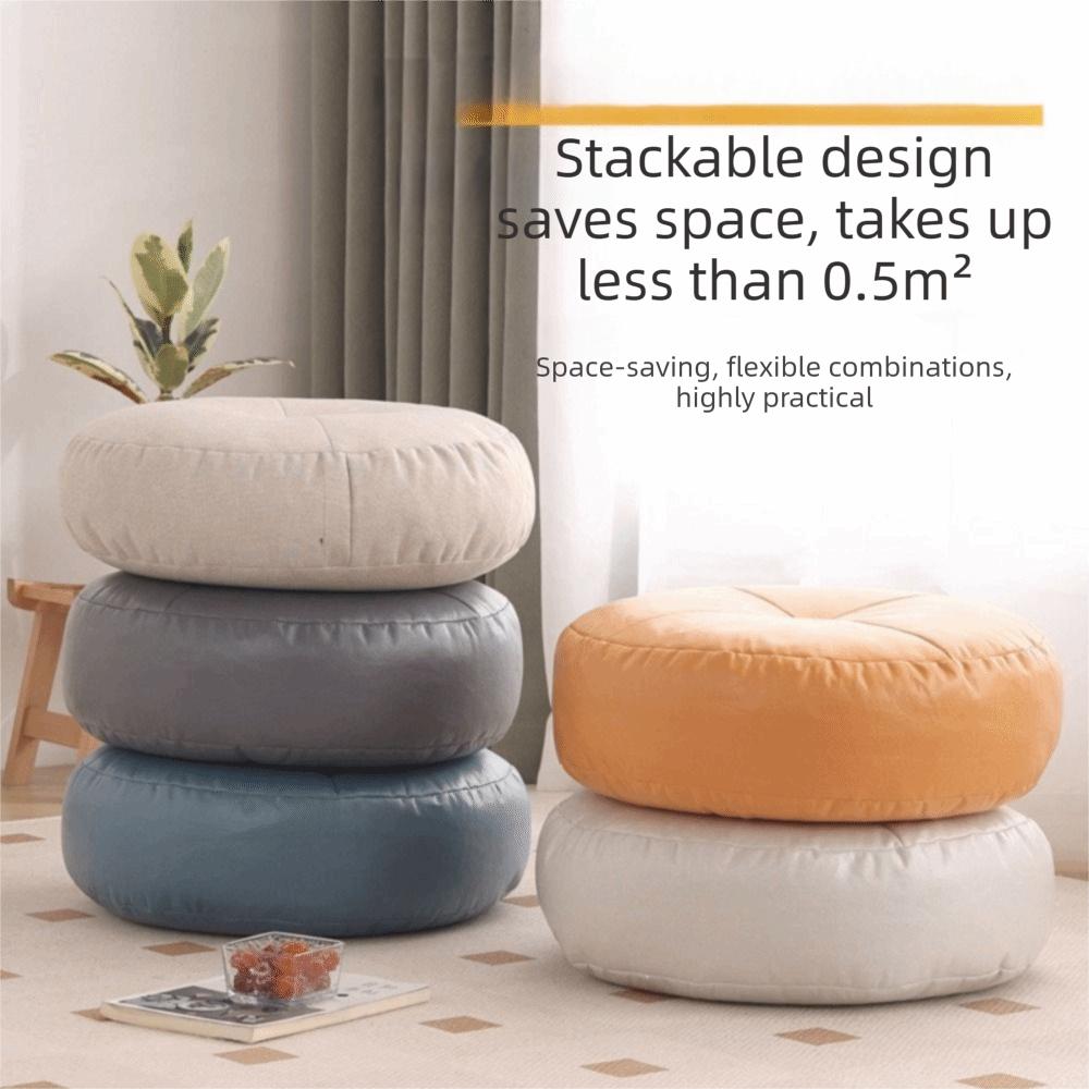 Non-Slip Floor Cushion Thickened Futon Small Bench Floor Footstool  Household