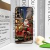 Cartoon-Weihnachtsmann-Handyhülle für Samsung Galaxy A56 A42 A14 A55 A16 A54 A36 A53 A52 A51 A06 A04 5G Weiche Hülle