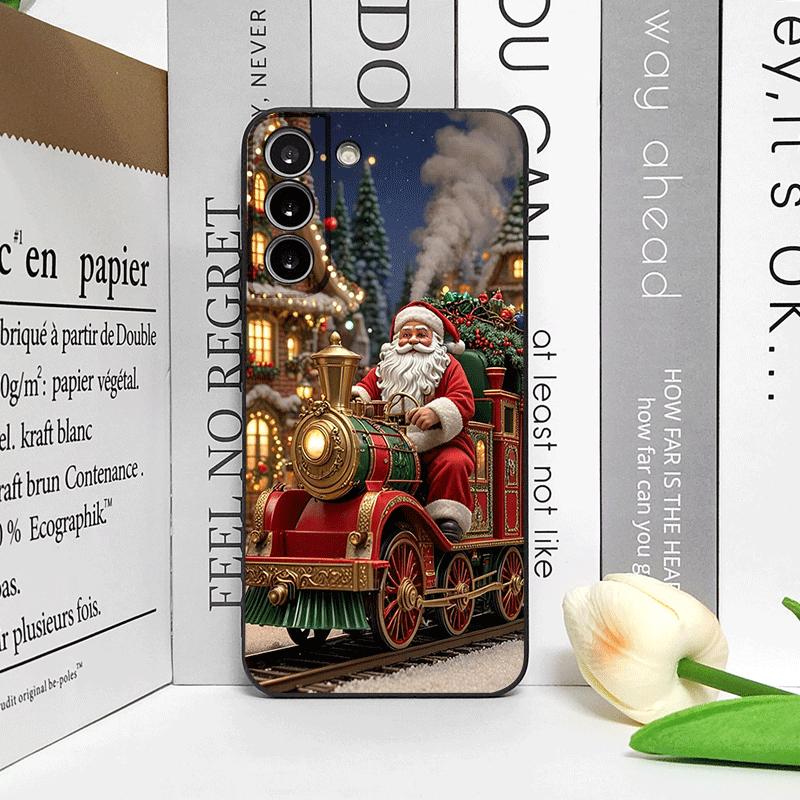 Cartoon-Weihnachtsmann-Handyhülle für Samsung Galaxy A56 A42 A14 A55 A16 A54 A36 A53 A52 A51 A06 A04 5G Weiche Hülle