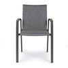 Bolzano Orte Garden Chair Anthracite 55.5 X 60 X 83 Cm