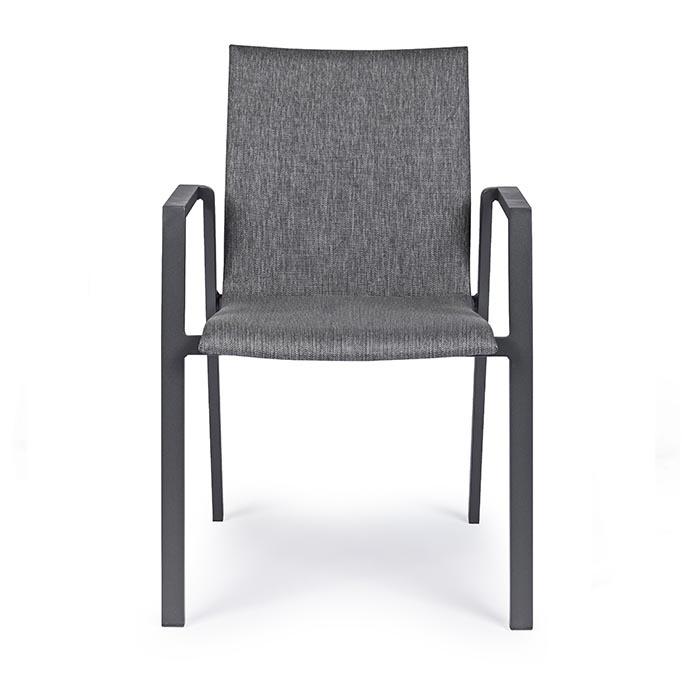 Bolzano Orte Garden Chair Anthracite 55.5 X 60 X 83 Cm