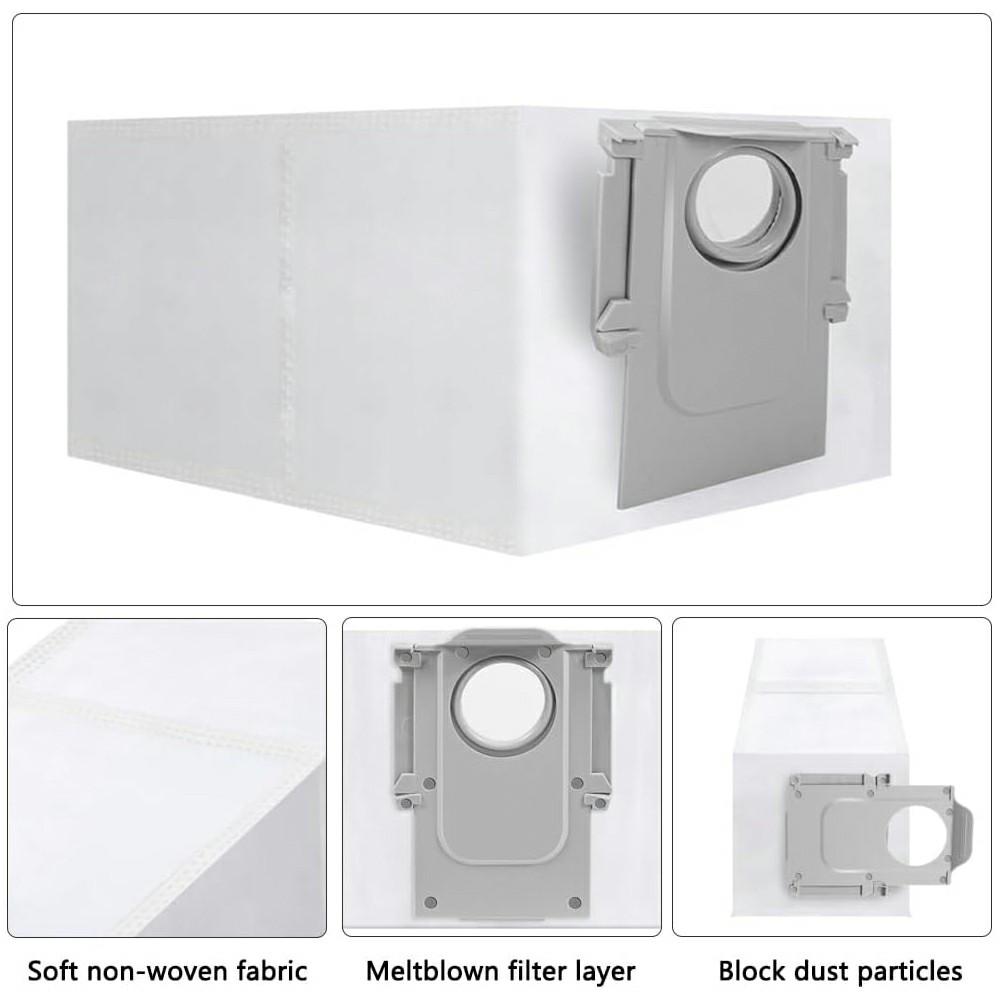 Dust Bags For Roborock T7S/T7S+/ G20/G10/G10S/G10S Pro/ G10S Pure/S7/ S7 Max/S70/S75 Robot Vacuum Cleaner Accessories