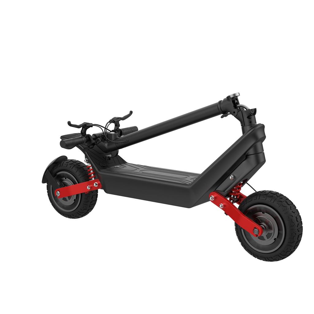 Alnsoor X10 Mountian All-Terrain Folding EScooter For Adult 48V/18.2Ah Battery 1000W Dual Motor 11 Inch Tires City Outdoor Electic Bicycle