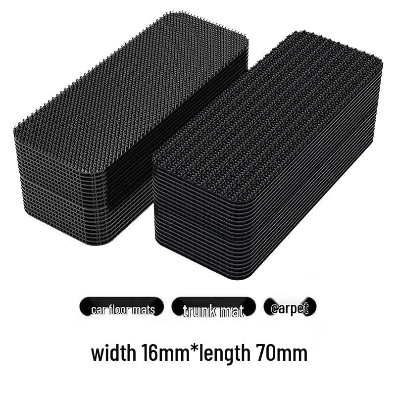 Нескользящие двусторонние клейкие патчи для автомобильных ковриков