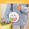 Chiikawa Single Shoulder Crossbody Bag Transparent Round Bags Coin Gift Purse