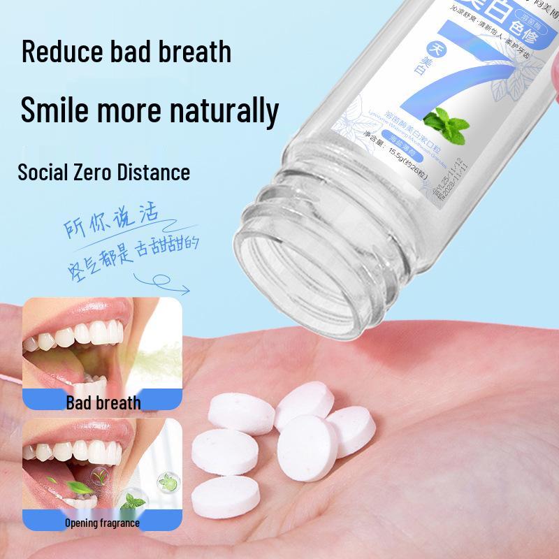 Dr. Xiangmei Whitening Enzyme Mouthwash Pearls: Portable, Long-Lasting Fresh Breath with Probiotics Toothpaste.