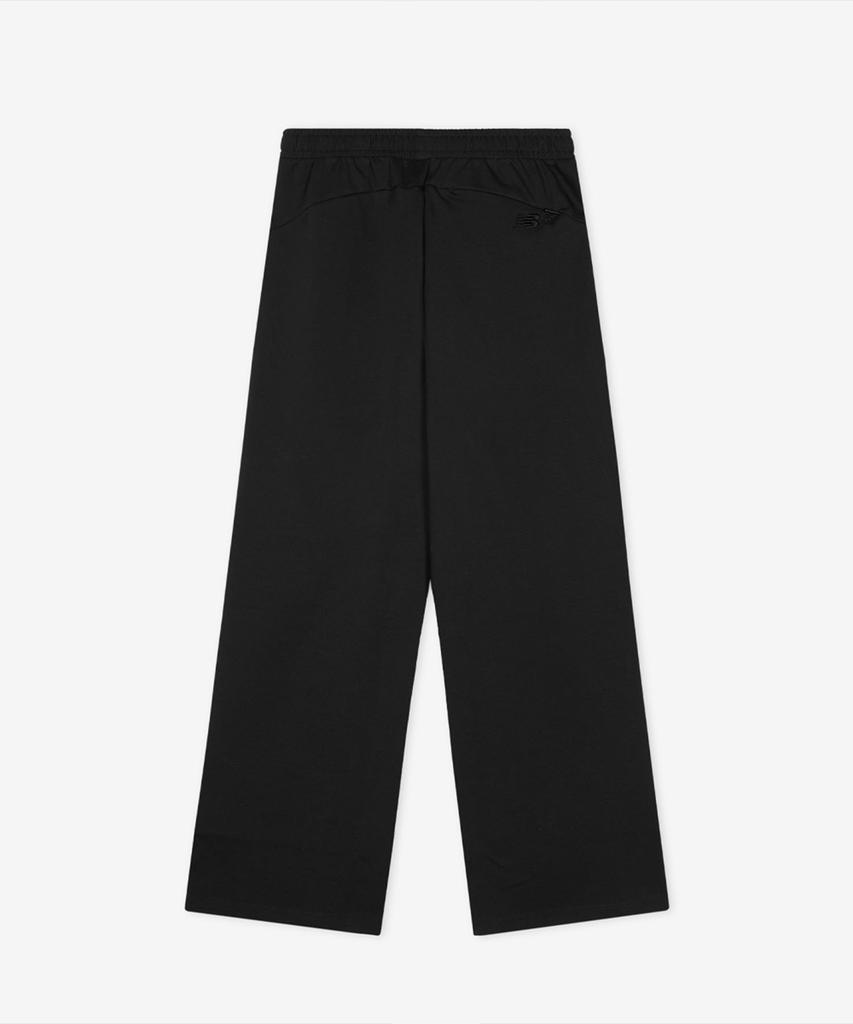 Nyuballanseu Nbmlg2W422 / Women Summer Lightweight Double-Weave Wide Pants (Black)