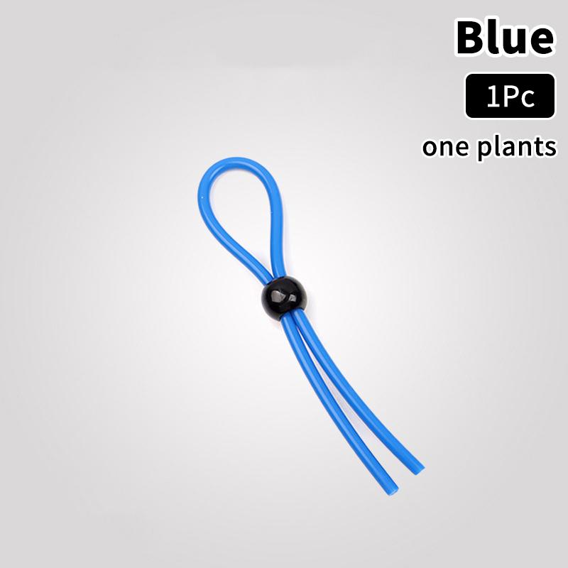 Male Lock Rope Adjustable Rope Binding Ball Stretcher Sperm Penis Ring Colorful Ejaculation Delay Erection Rings Adult Sex Toys