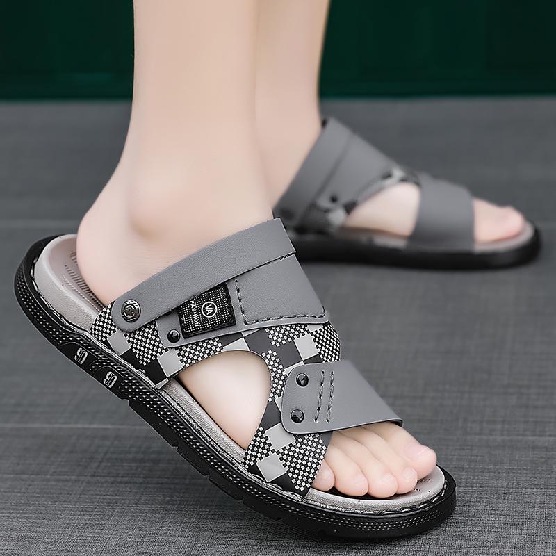 Fashion Fashion Sandals Men Summer Slip On Casual Slippers Outdoor Beach Shoes Male Classic Men's Sandals Slippers
