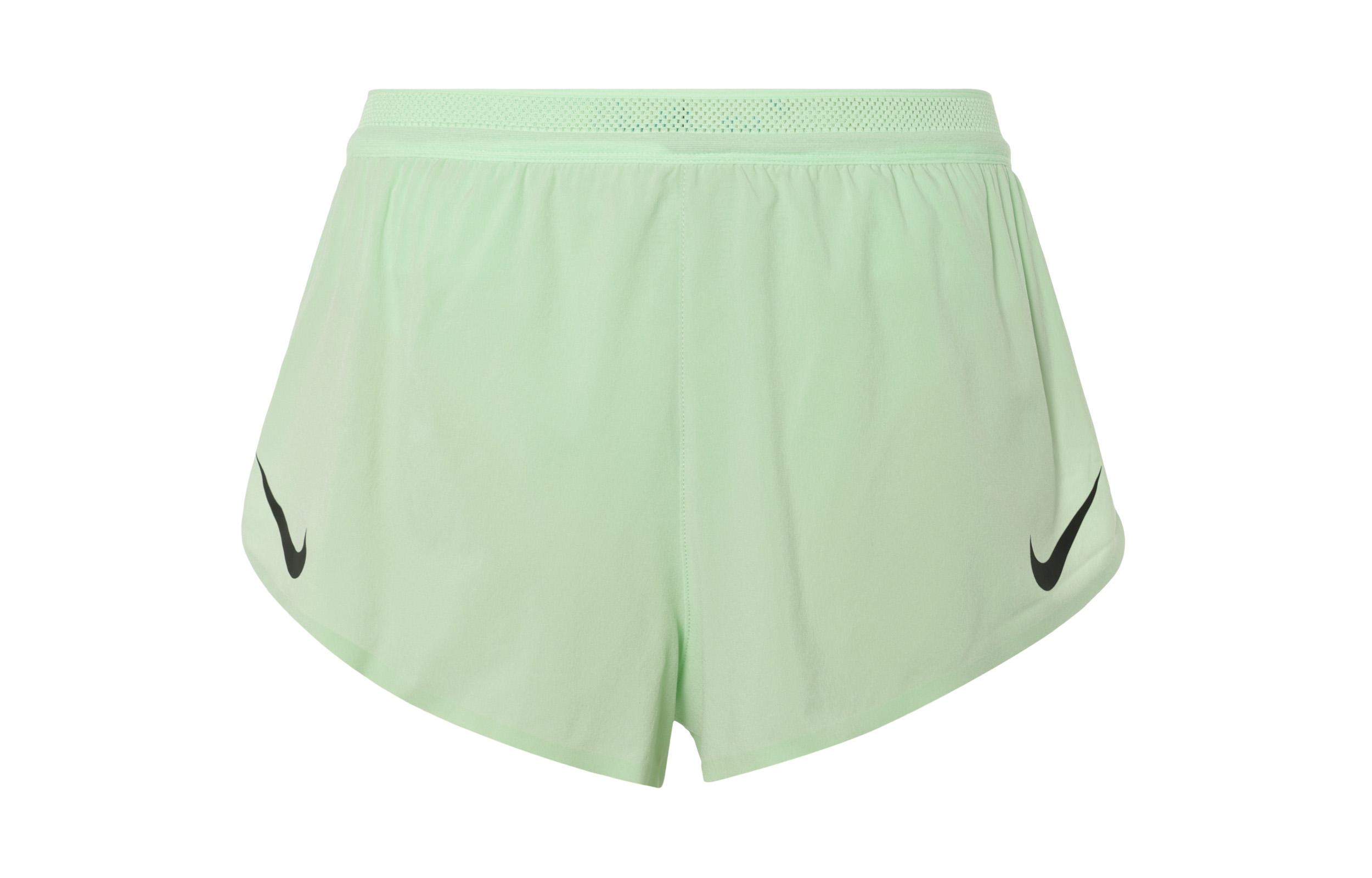 Nike AeroSwift Sports Shorts Men s Green Yellow FN3350-376 XL