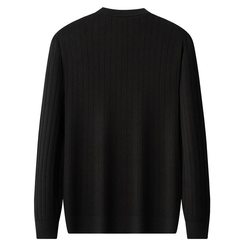 Jinju Men's Solid Color Wool Blend Knit Sweater