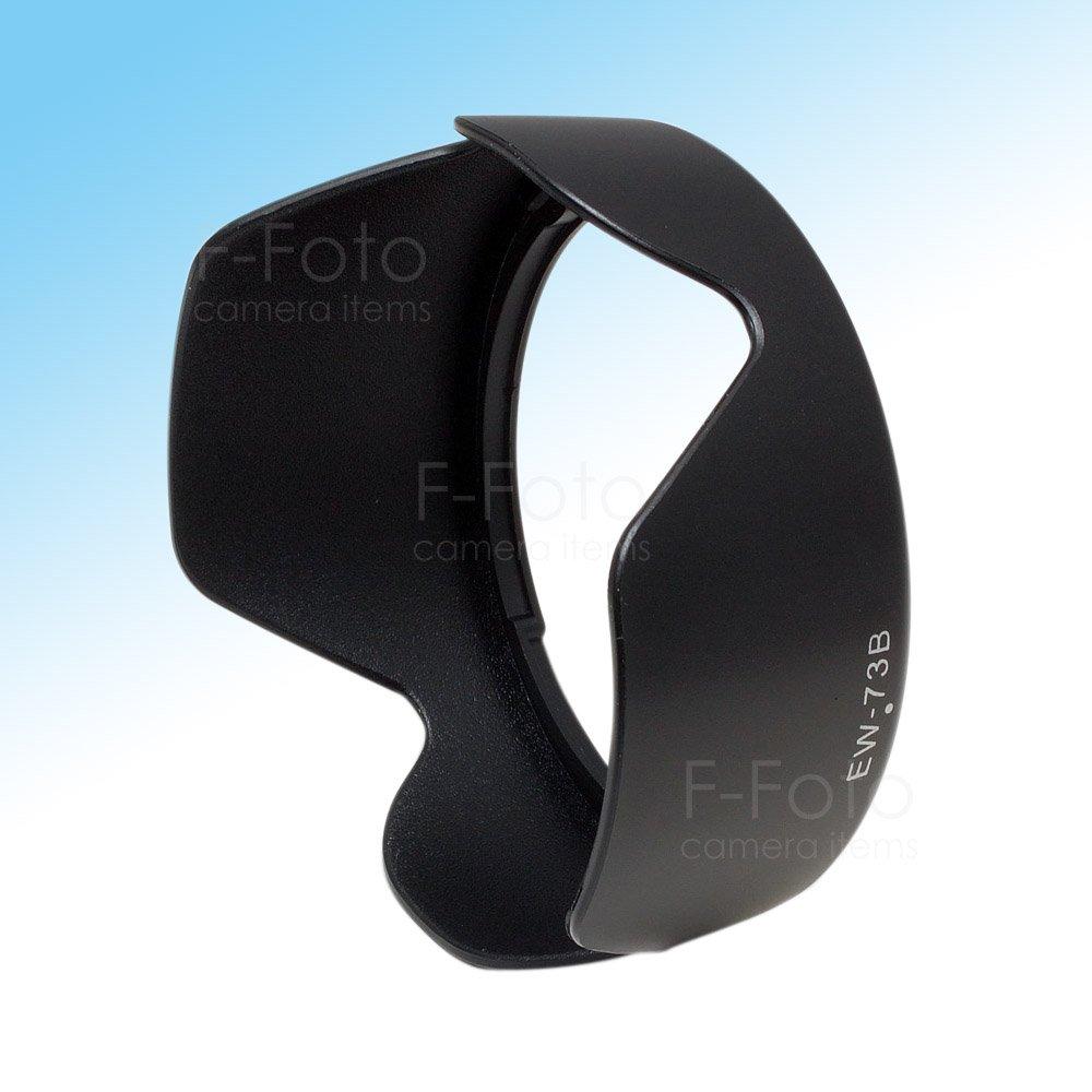 Compatible Hood with IS STM EW73B F-Foto EW-73B (Compatible EF-S18-135mm F3.5-5.6 Lenses, etc.)