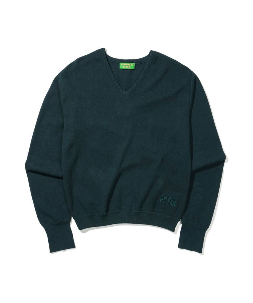 Maineimijeupiteo Peter V-Neck Knit - Green