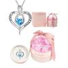 I Love You Infinity Heart Pendant Necklace For Women Stylish Versatile Fashion Jewelry Gift