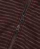 Kiimuir Striped Dyed Zip-Up Hoodie_Burgundy