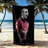 Ac Milan Beach Towel Super Soft Microfiber Quickdry Fabric Comfortable Lightweight