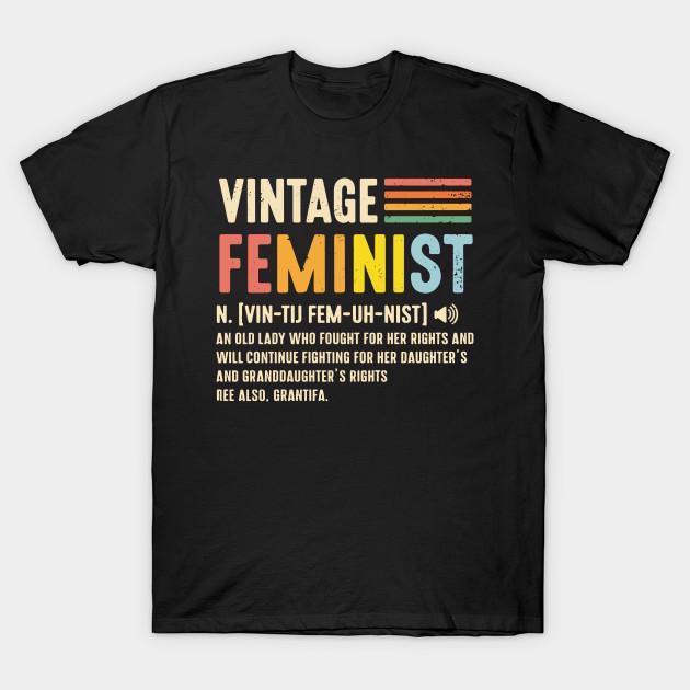 

Men Black Print T-shirt Vintage Feminist - Empowerment Quote, Retro Feminism Art, Women S Rights Gift No-Cut Transfer Paper Print Cotton Tshirt 3XL чорний