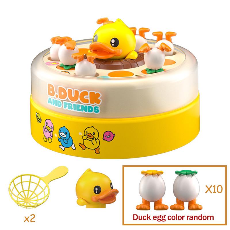 Kind Fangen Ente Frosch Drehteller Netzfischen Elektrische Musik Licht Hüpfen Fangen Ente Pop-Up Brettspiel Interaktives Trainingsspielzeug