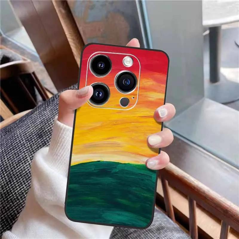 Case For iPhone 16 15 17 Pro Max 17 Air Shockproof Soft Silicone Bumper Back Cover for iPhone 16 Plus 15Pro 17pro Phone Cases