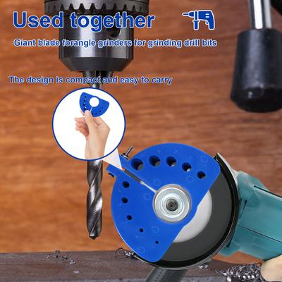 2/4 Pcs Drill Bit Sharpener Fatigue Resistant Drill Bit Grinding Attachment Portable Grinding Sharpener for Drill Bit Grinding