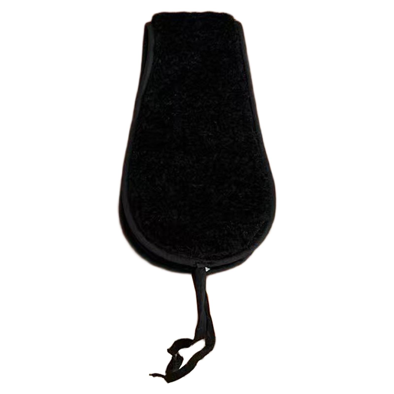 

Прекрасные наушники с коротким ворсом на завязках для женщин и детей, теплая повязка на голову для зимы, подарки на Рождество и Новый год чёрный