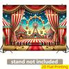 2D Flat Stage Background Polyester Banner, Themed Party Decoration, Suitable for Festival Room Decoration.