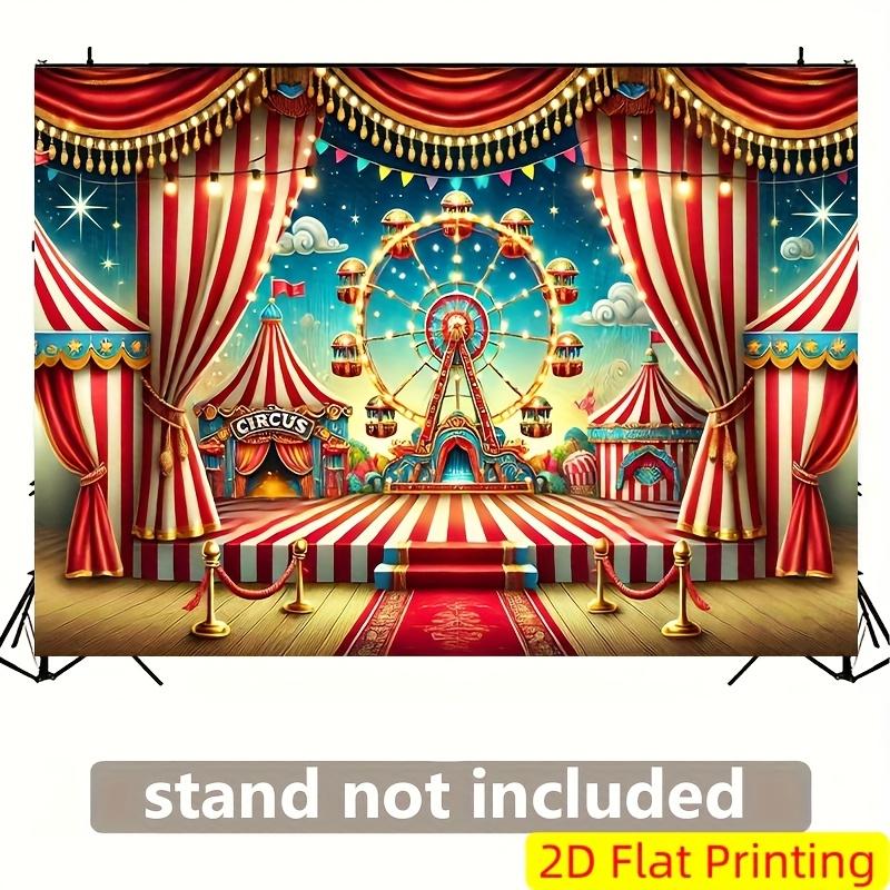 2D Flat Stage Background Polyester Banner, Themed Party Decoration, Suitable for Festival Room Decoration.