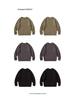 Spring & Autumn Retro Men's Solid Color Street Style Pullover Sweater