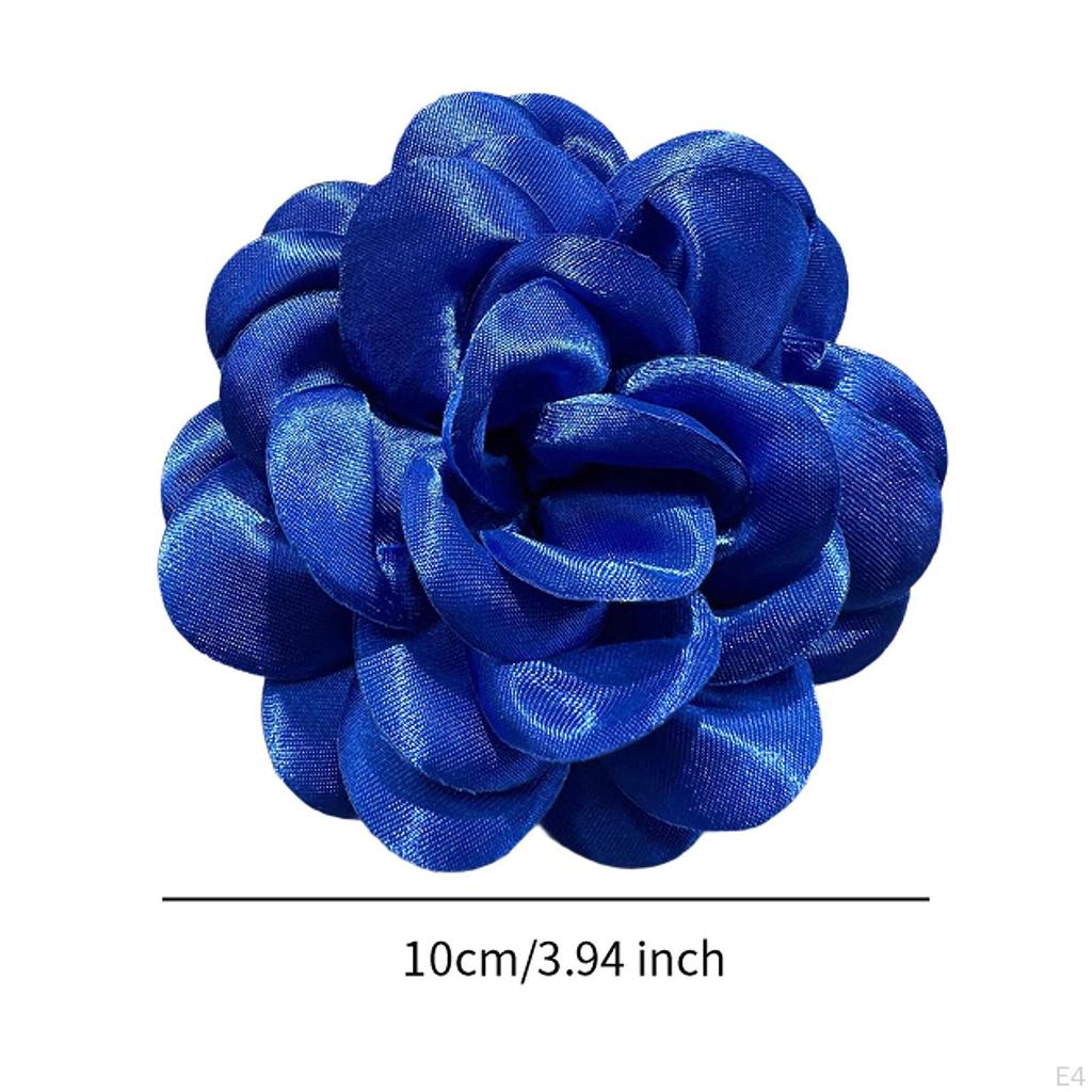 Flower Brooch Boutonniere Classic Rose Corsage for Ceremony Clothes Accessories