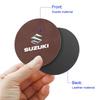 1pcs Suede Car Coaster Mat Water Cup Slots Non-Slip Pad for Suzuki Grand Swift Jimny Vitara Baleno SX4 XL-7 GW250 Accessories
