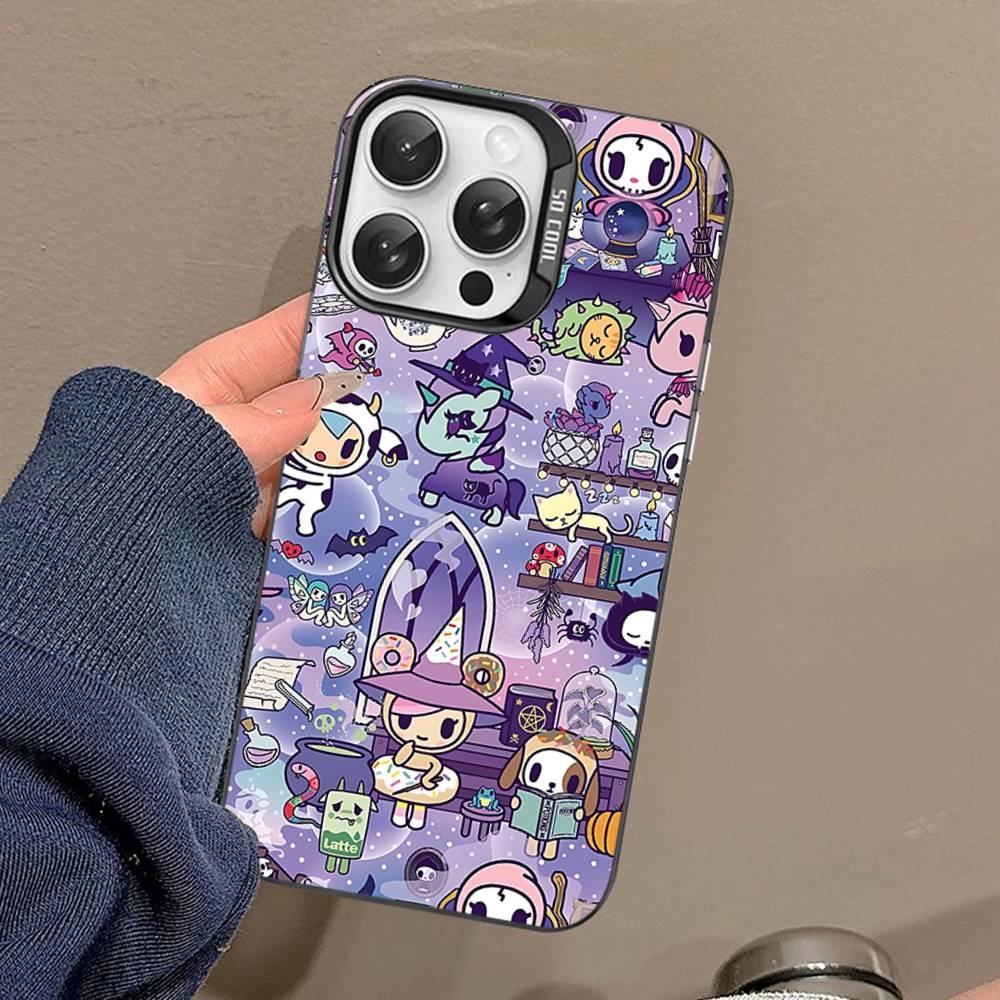 Japan Cute T-Tokidoki Phone Case For IPhone 16 15 14 13 12 11 Pro Max 17 Plus Colorful Cover