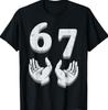 67 Meme Lustig 6 7 Männer Frauen T-Shirt