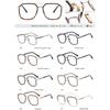 Retro Square Metal Big Frame Eyewear +1.75 Men Reading Glasses Stylish Designer Double Bridge Anti Blue Light Hyperopia Glasses
