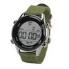 Men Digital Sports Watch Rainproof Alarm Countdown Dual Time Zone Nylon Strap Digital Watch with Stopwatch for Outdoor