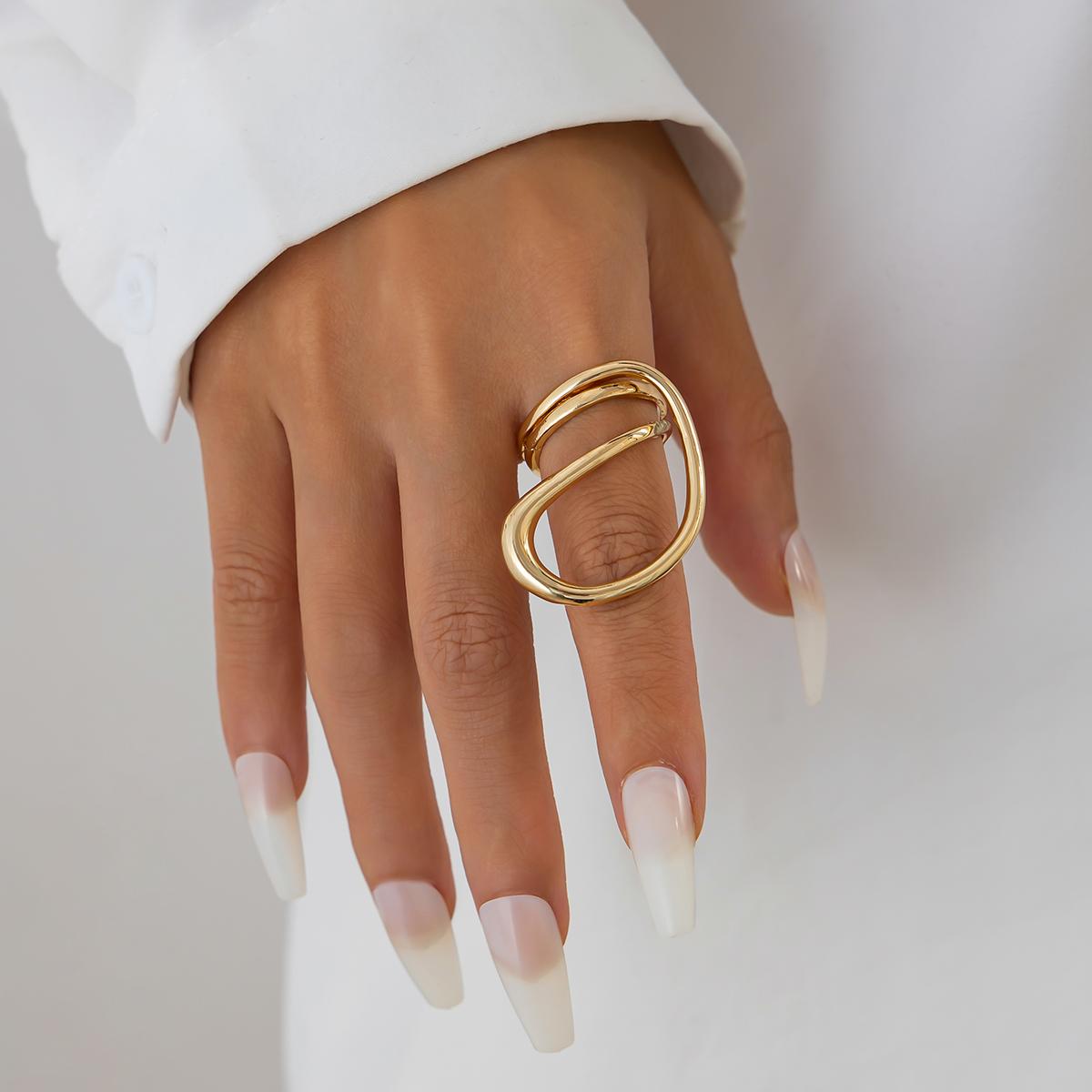 

Ingemark Luxury Gold Color Metal Leaves Cuff Bangles for WomenExaggerated Punk Geometric Wrap Bangle Party Grunge Men Jewelry