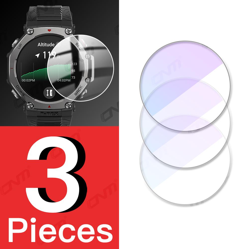 

2.5D Защитная пленка для экрана Amazfit T-Rex 3 Прозрачное Ультра-HD Закаленное стекло Защитная пленка от царапин для аксессуаров TRex 3 For Amazfit T-Rex 3