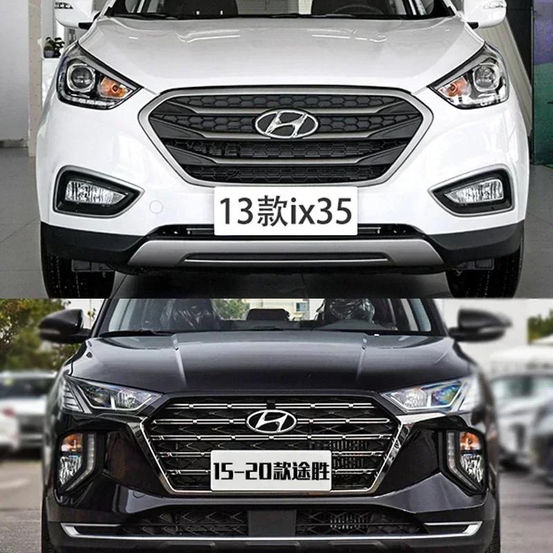 Car Front Rear Emblem Steering Wheel Sticker for Hyundai Elantra Sonata Verna IX35 Tucson IX25 Santa Fe Lafesta Modification AAA1