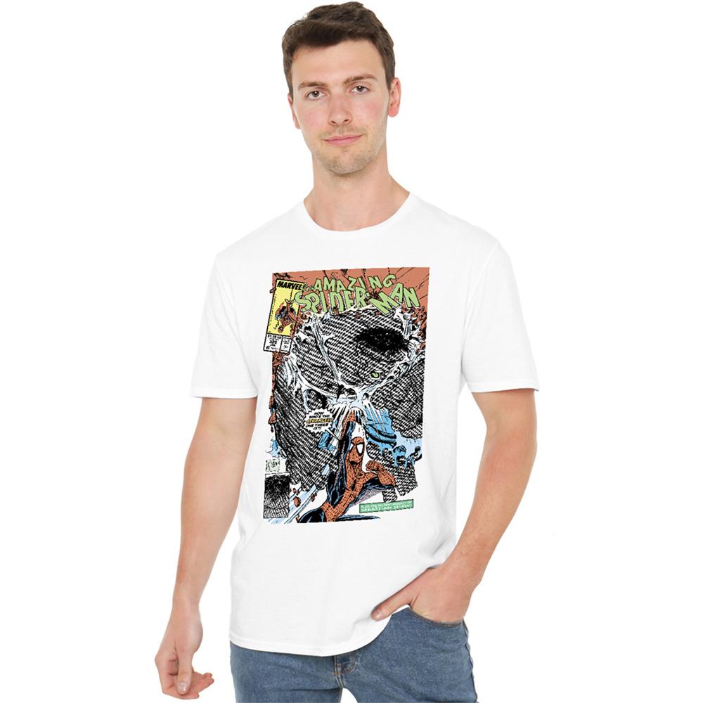 Spider-Man Unisex Erwachsene Stärkstes, das es gibt Hulk Cover T-Shirt