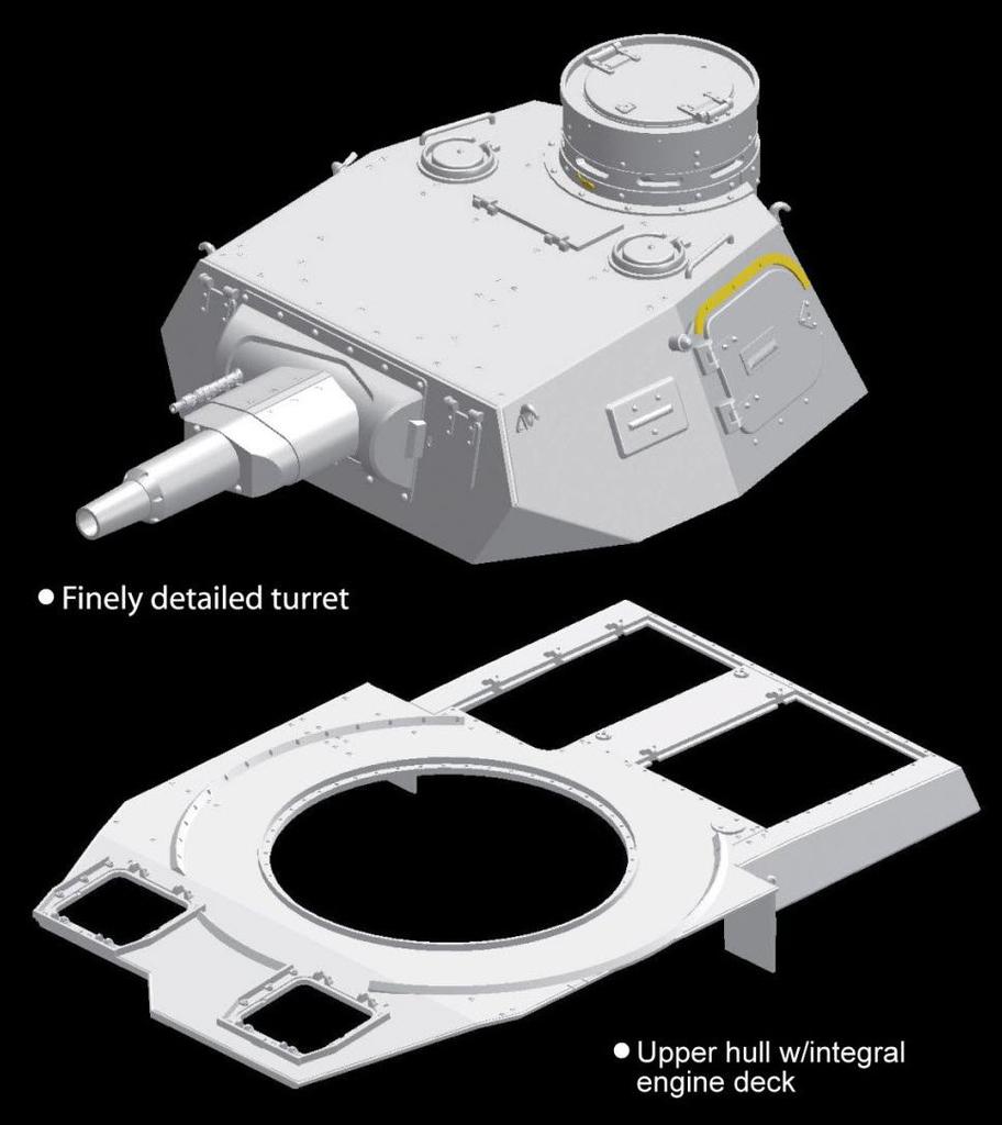 Platz WWII German Army IV Tank A Armor DR6816 Plastic Model 1/35 Ausf. w/Additional