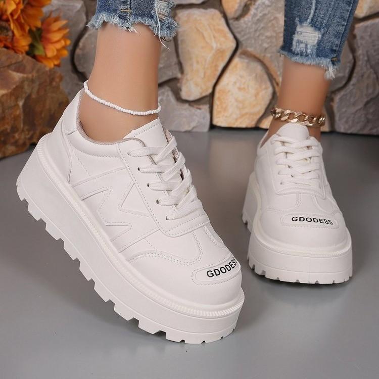 Brand Design New Women Casual Shoes Height Increasing Sport Wedge Shoes Air Cushion Comfortable Sneakers  De Mujer I34