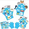 Children Hand Puppets Set Montessori Parish Toy DIY Animal Finger Puppets Storytelling Kindergarten Baby Interaction Social Tool