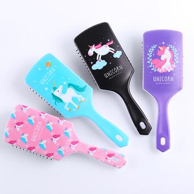 Tierische Entwirrwerkzeuge Einhorn Styling Antistatische Bürste Salonkamm Haar