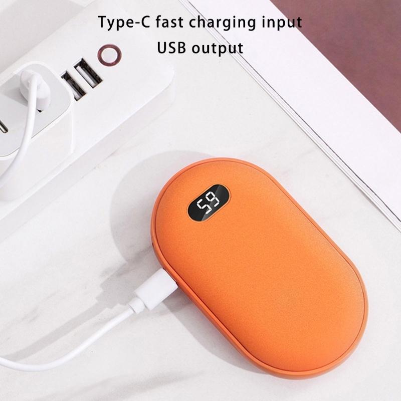 Mini Elektrikli El Isıtıcı 3 Saniyede Isınır 3 Sıcaklık Modu USB Çıkışlı İdeal Kış Hediyesi