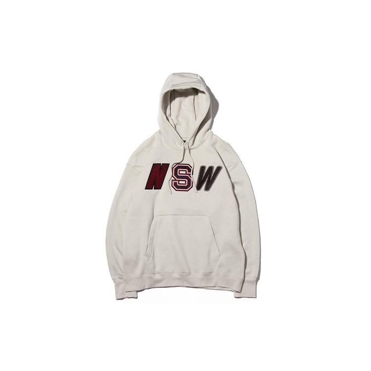 Men s Nike Nsw Fleece Lined Stay Warm White Pullover 943574-072 XL