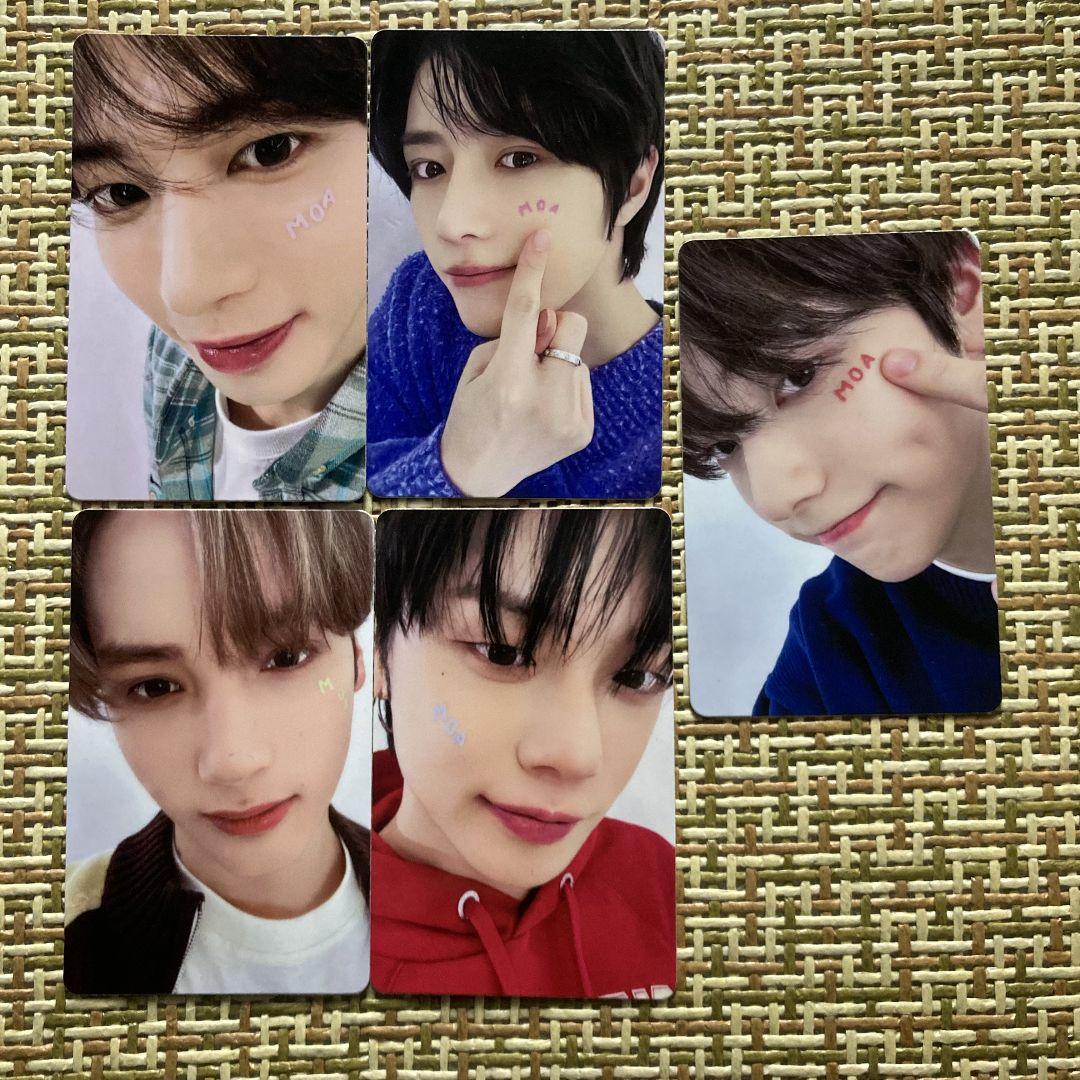 

[USED] TXT MOAZONE Japan Performance Fan Live FC Bonus Trading Cards (5 pieces)