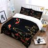 Koi and Golden Water Patterns Bedding Set for Kids Luxury Gift 3pcs Digital Print Comforter Set Soft Comfortable Breathable
