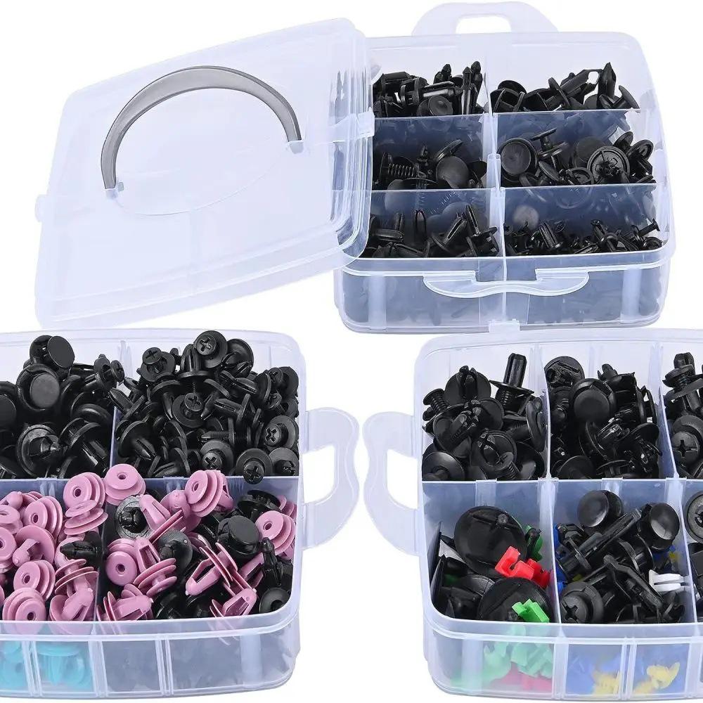 725-Piece Universal Car Fastener Clips Set for Front and Rear Bumpers