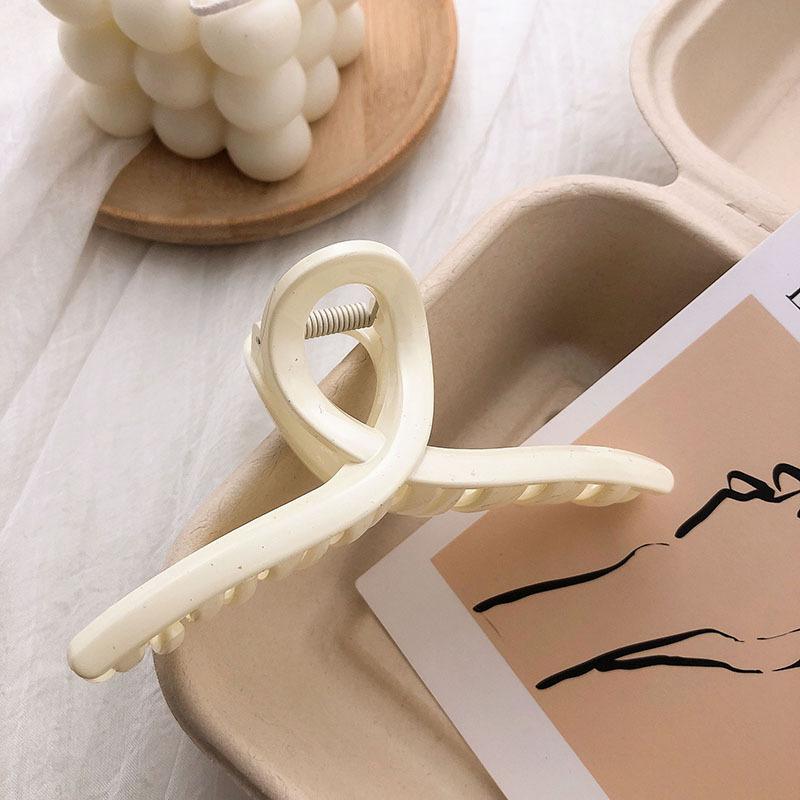 38Styles Geometry Women's Hair Claw Coffee Beige Large Thick Hair Clip Crab Korean Big Small Hairpin Femme Girl Hair Accessories
