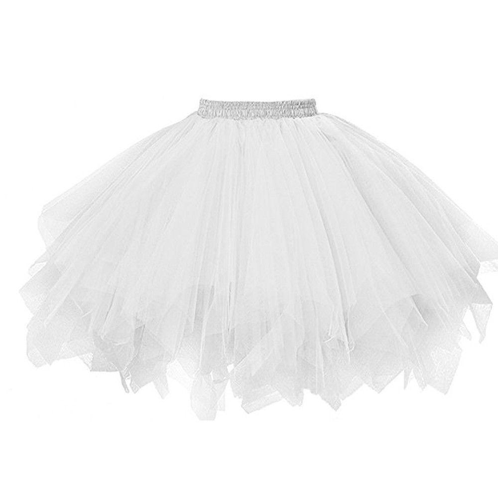Fashion Performance Costume Women Pettiskirt Ballet Dress Princess Dress Tutu Skirt Tulle Skirt белый